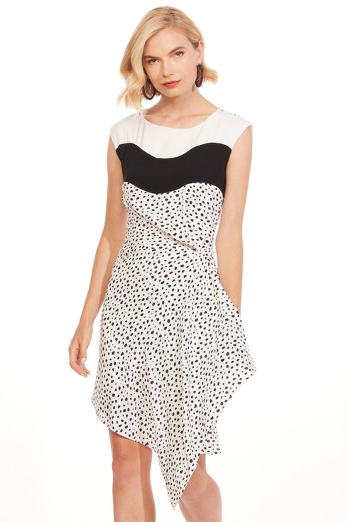 Luna Mini Dress - Terazzo Dot